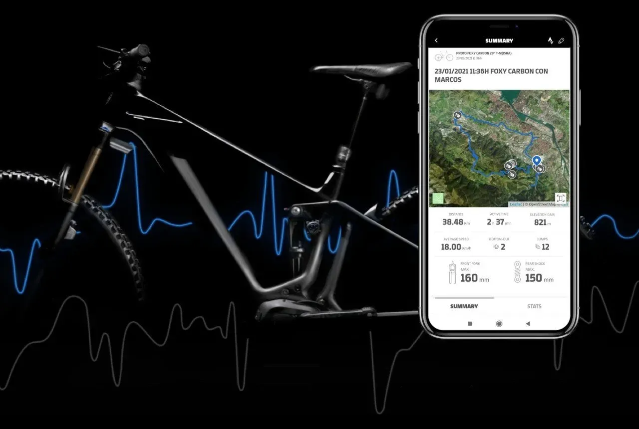 Mondraker MIND: kalnu velosipēda balstiekārtas telemetrija