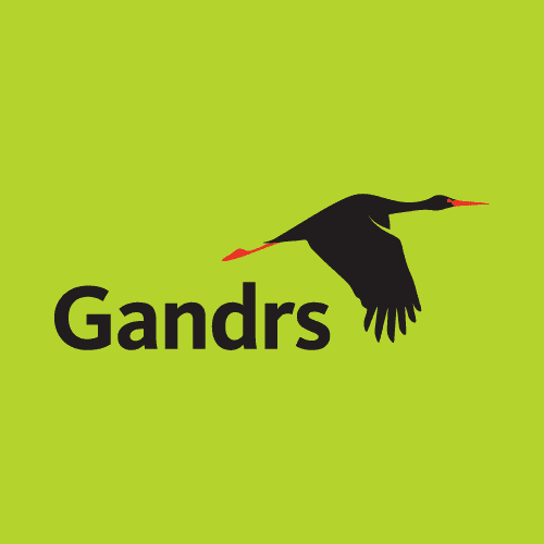 Gandrs Akropole logotips