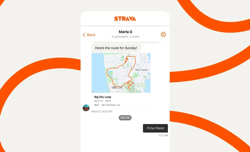Strava aplikācijā tagad var sūtīt privātās un grupu ziņas